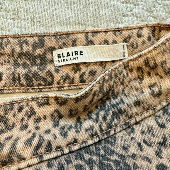 Dear John Snow Leopard Blair Slim Straight Jeans size 31 (12) - Picture 8 of 9